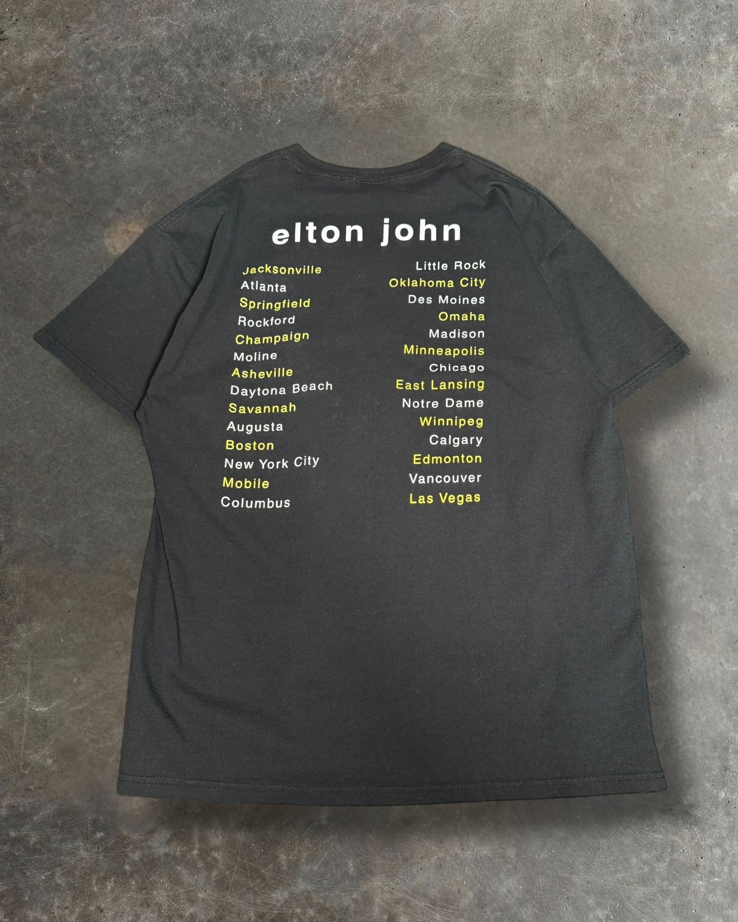 '90s Elton John Tour Tee Sz. XL