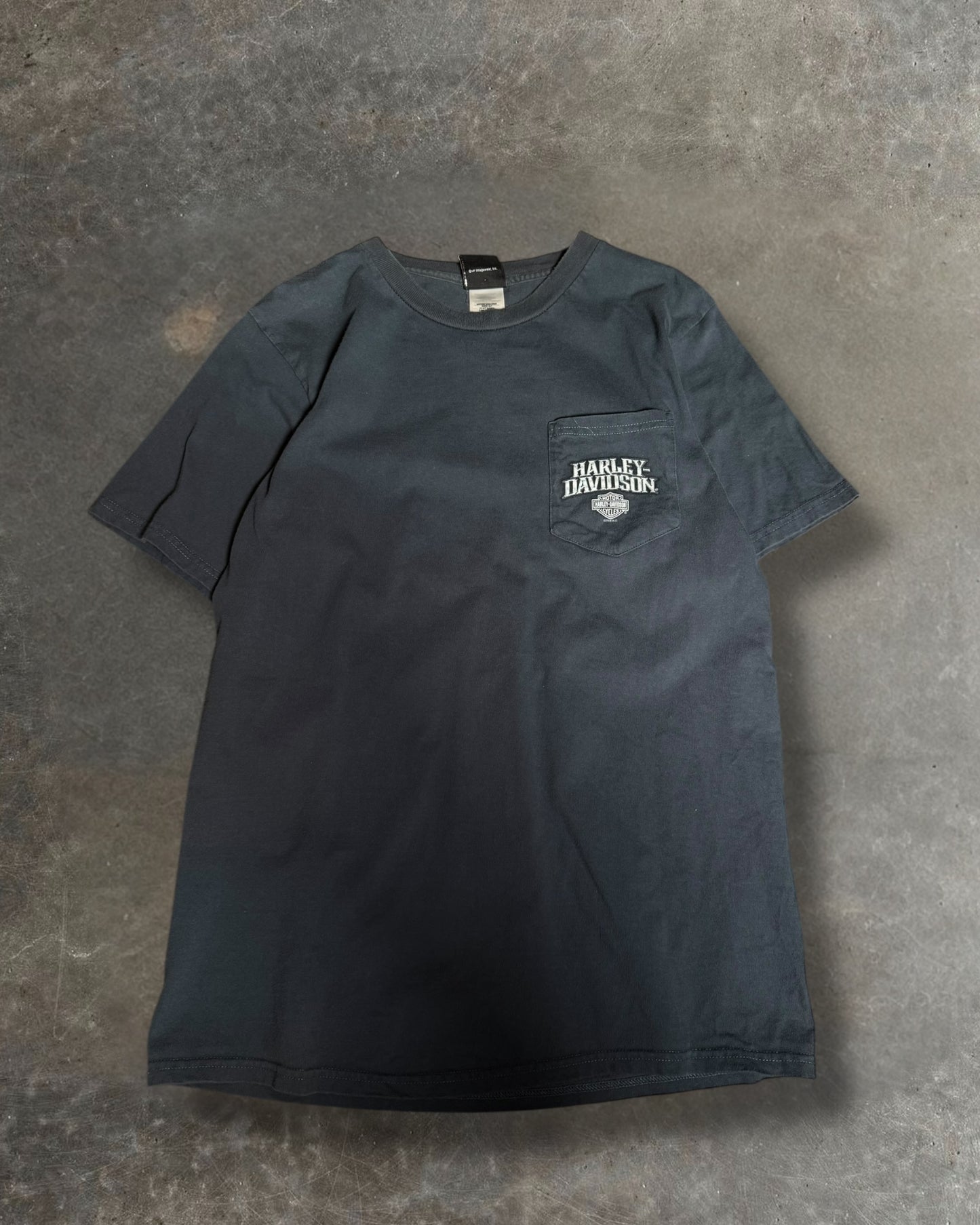 '00s Gator Cop Harley Davidson Pocket Tee Sz. L