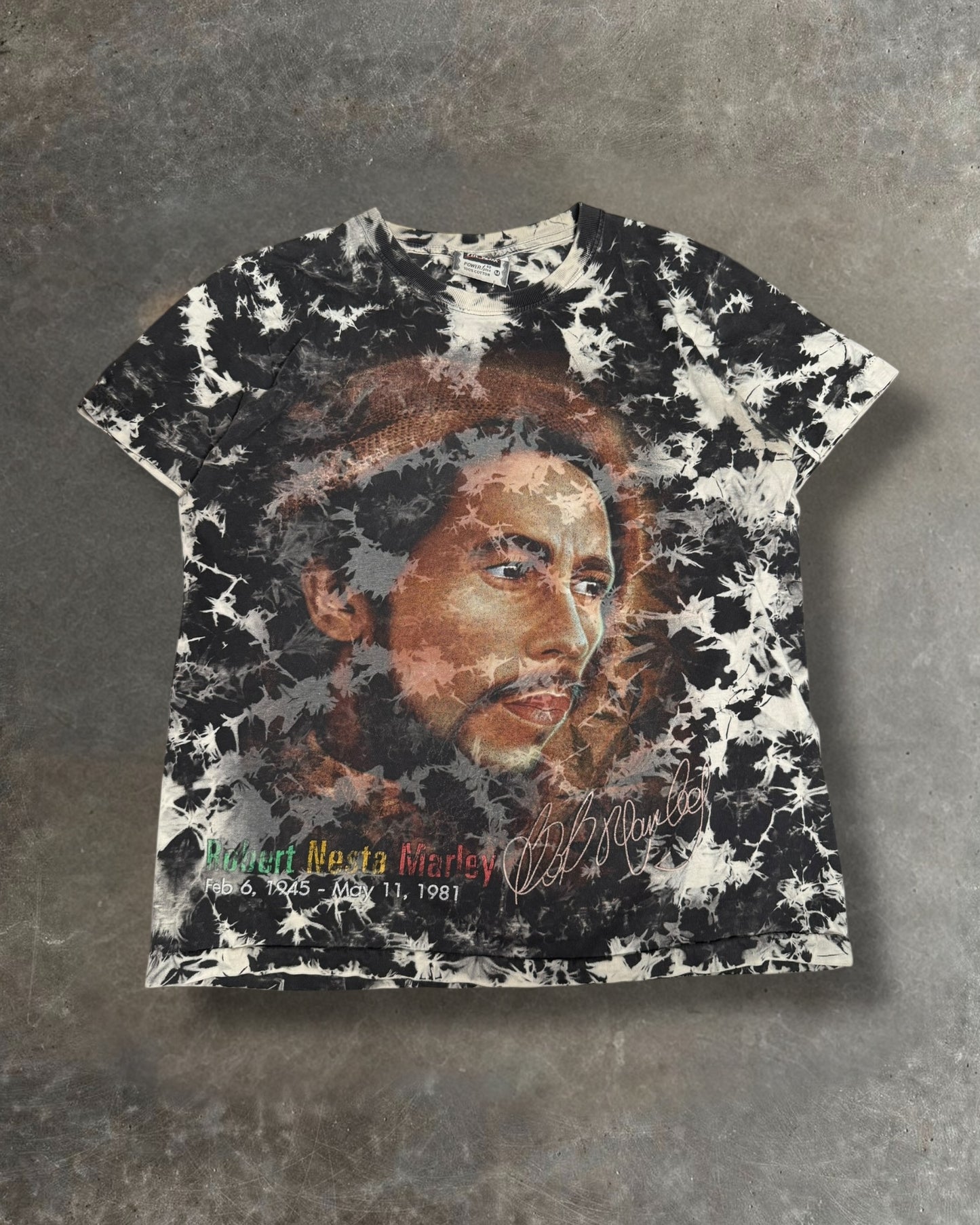 '90s Bob Marley Tye Dye Tee Sz. M
