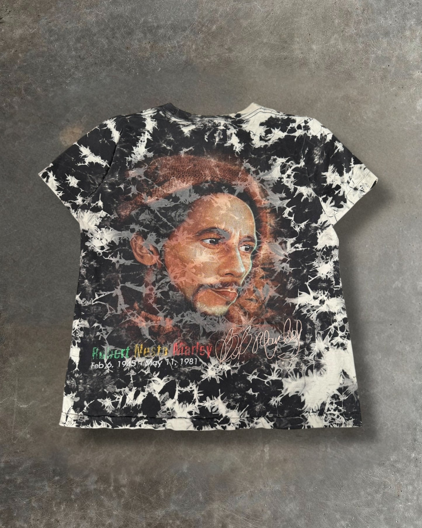 '90s Bob Marley Tye Dye Tee Sz. M