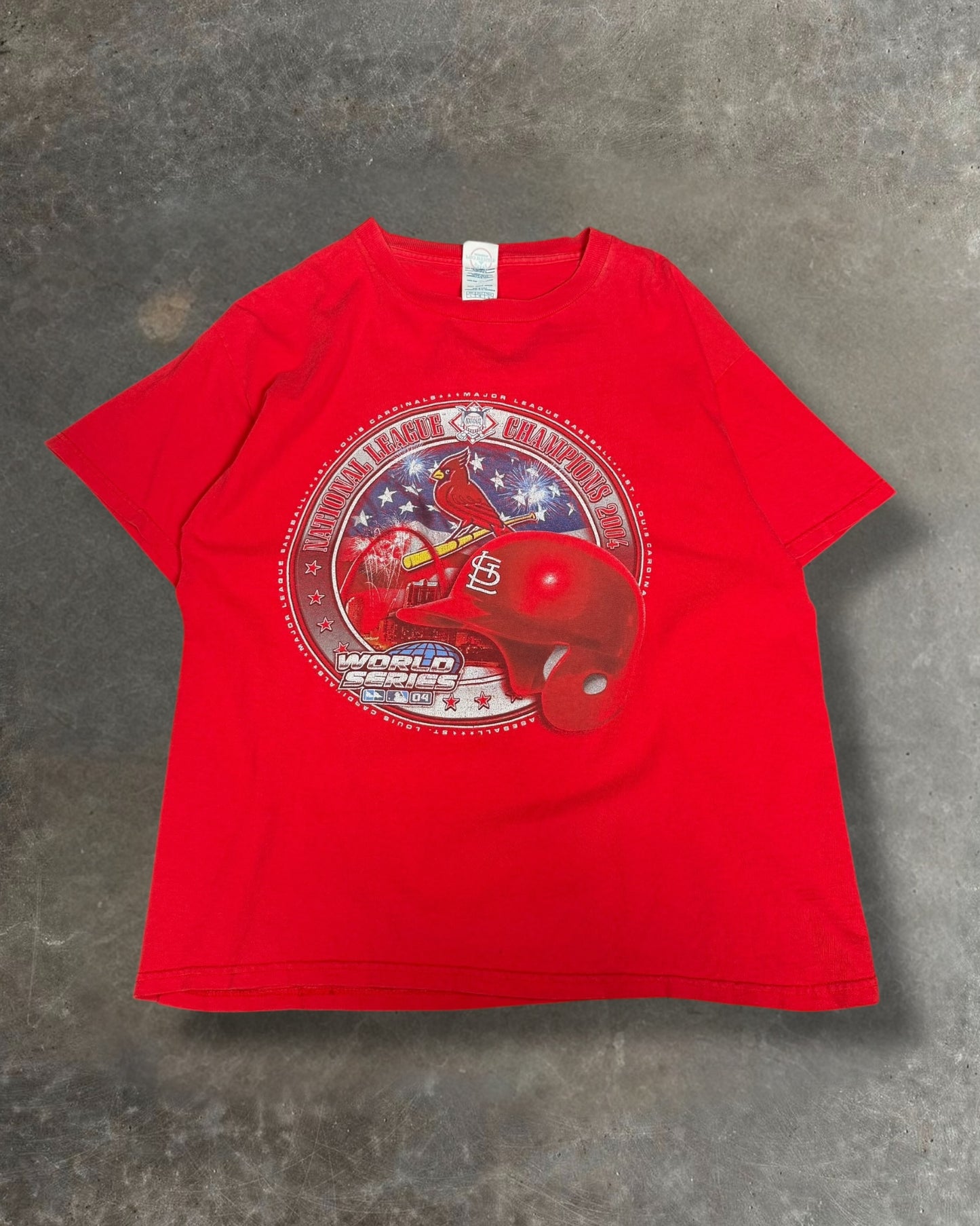 '04 Cardinals Helmet Tee Sz. L