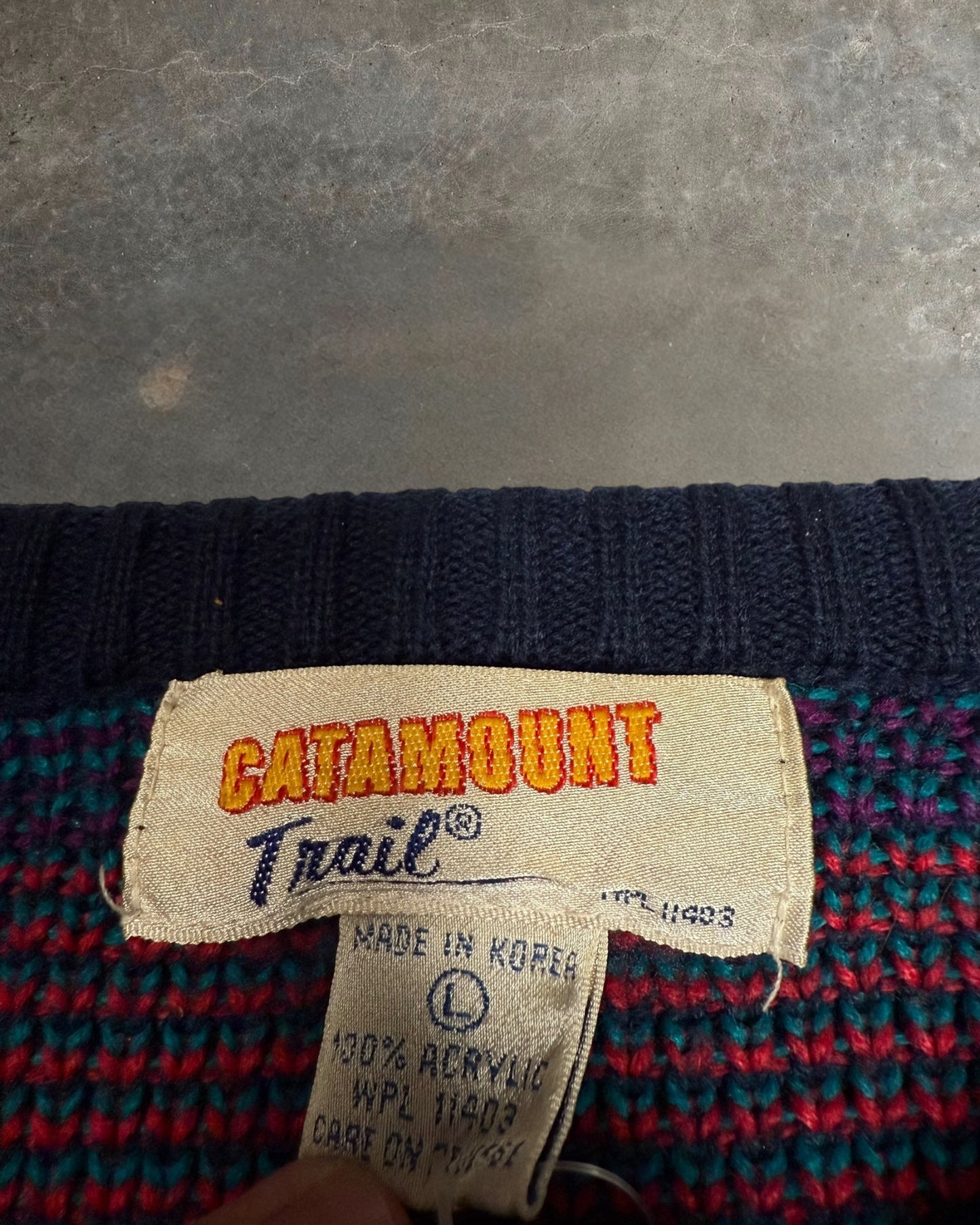 '90s Catamount Sweater Sz. L