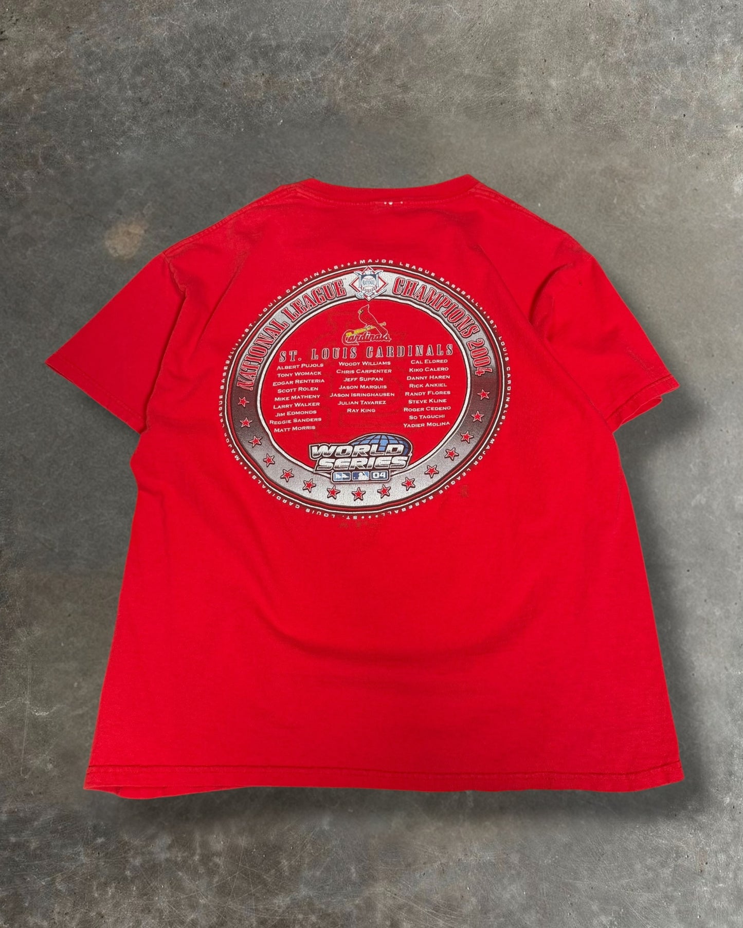 '04 Cardinals Helmet Tee Sz. L