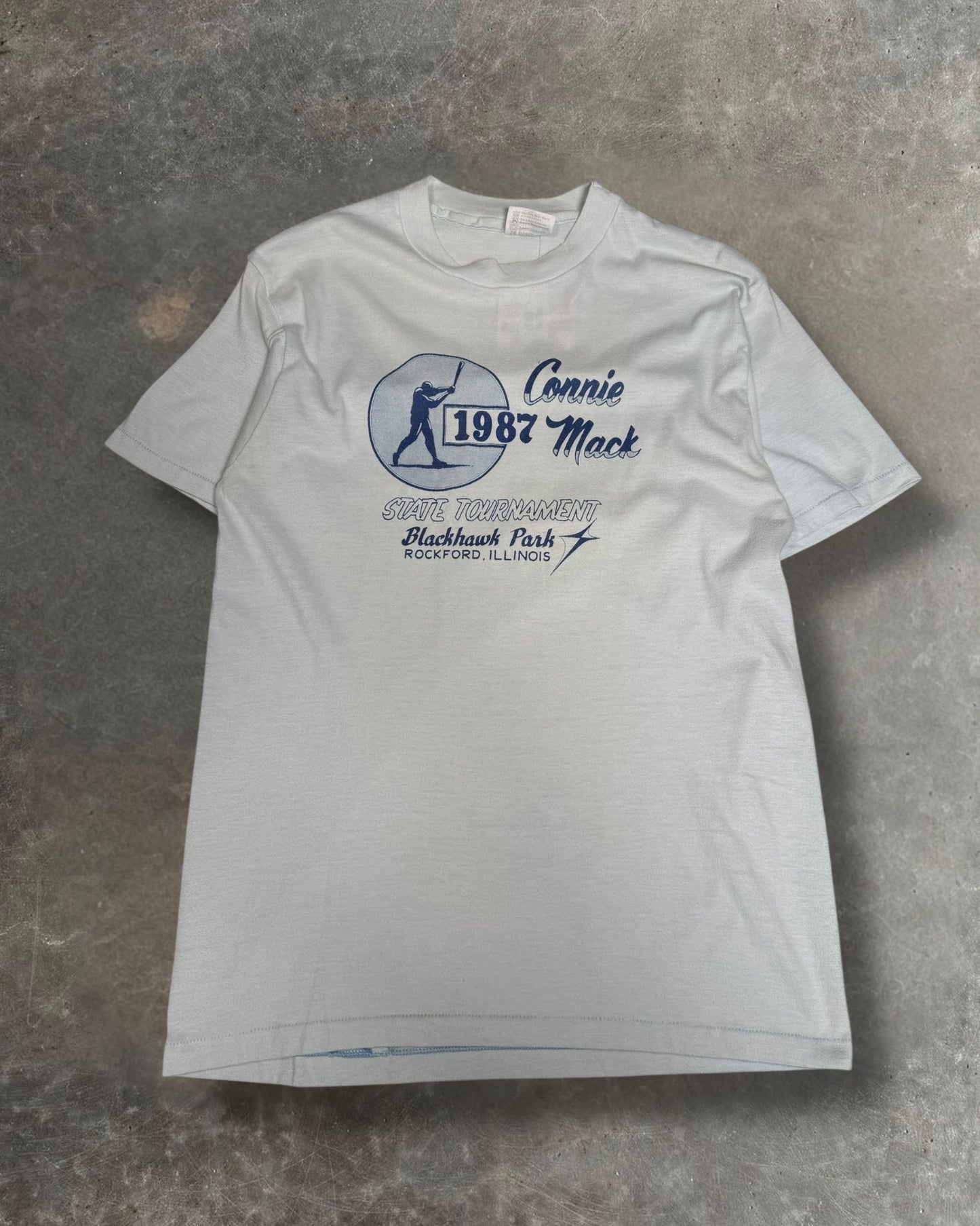 '87 Rockford Baseball Tee Sz. L