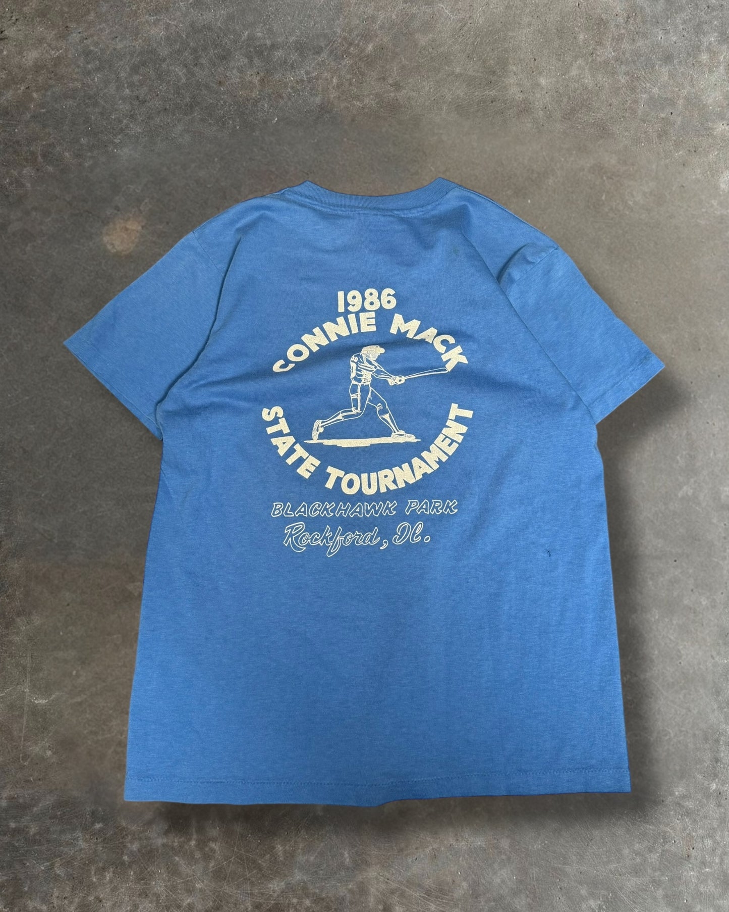'86 Rockford Baseball Tee Sz. M