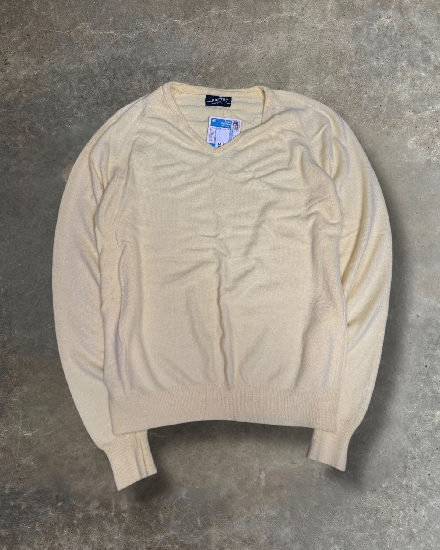 '90s Yellow Puritan Sweater Sz. L