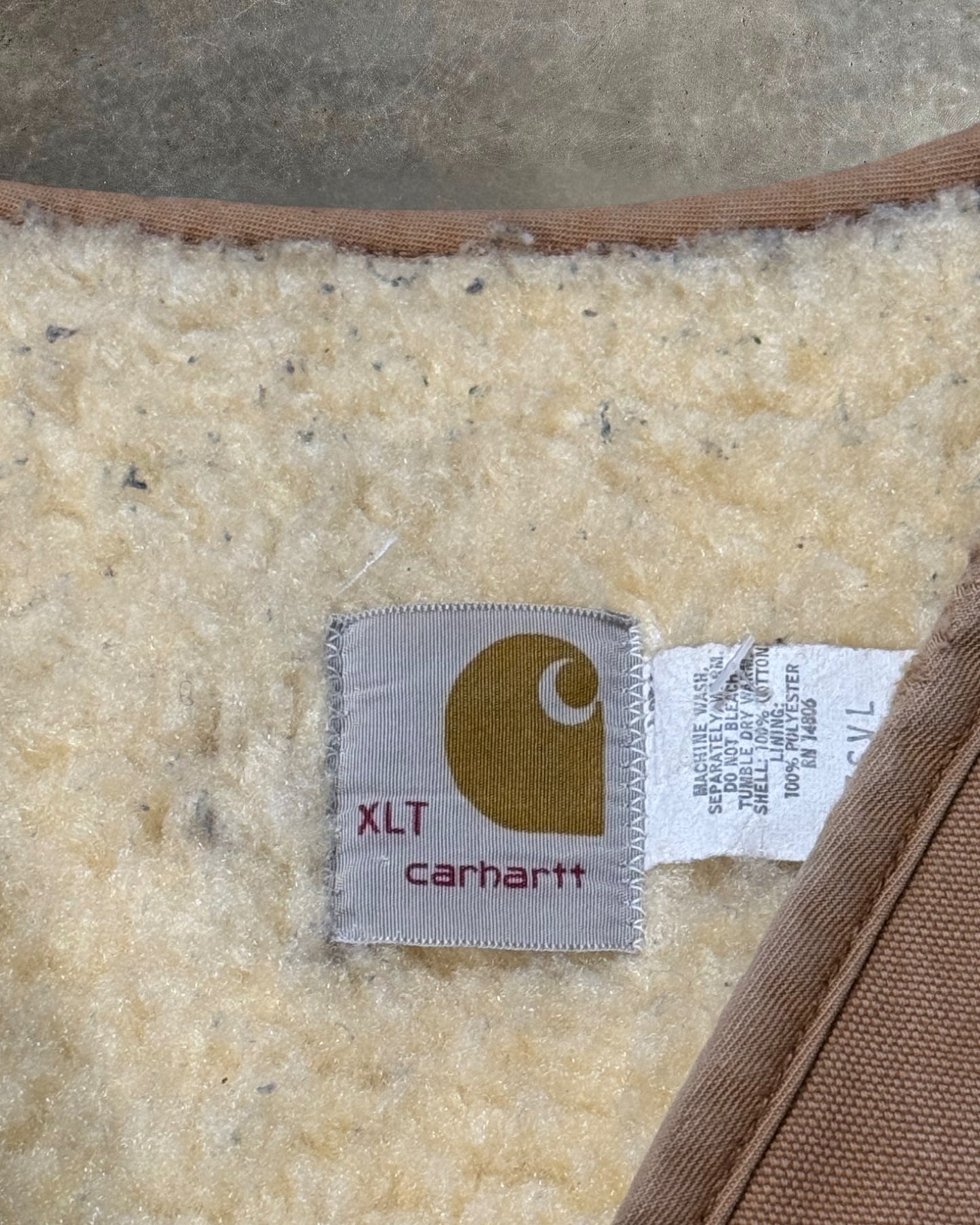 90s Fleece Lined Carhartt Vest Sz. XL