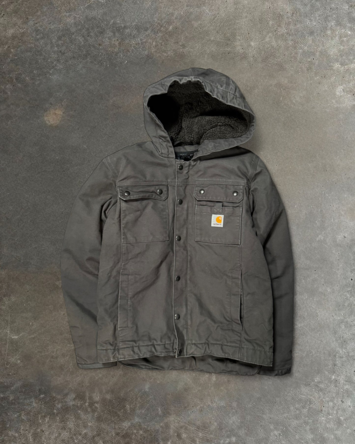90s Gray Carhartt Jacket Sz. S