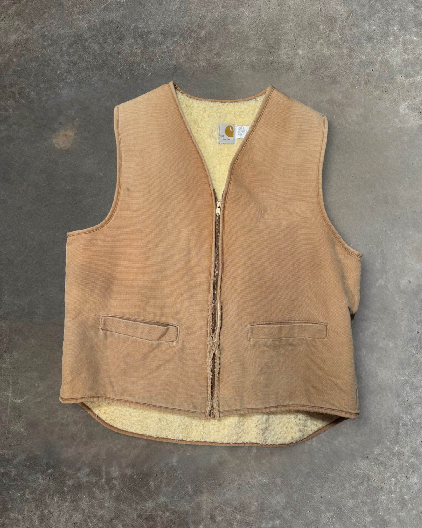 90s Fleece Lined Carhartt Vest Sz. XL