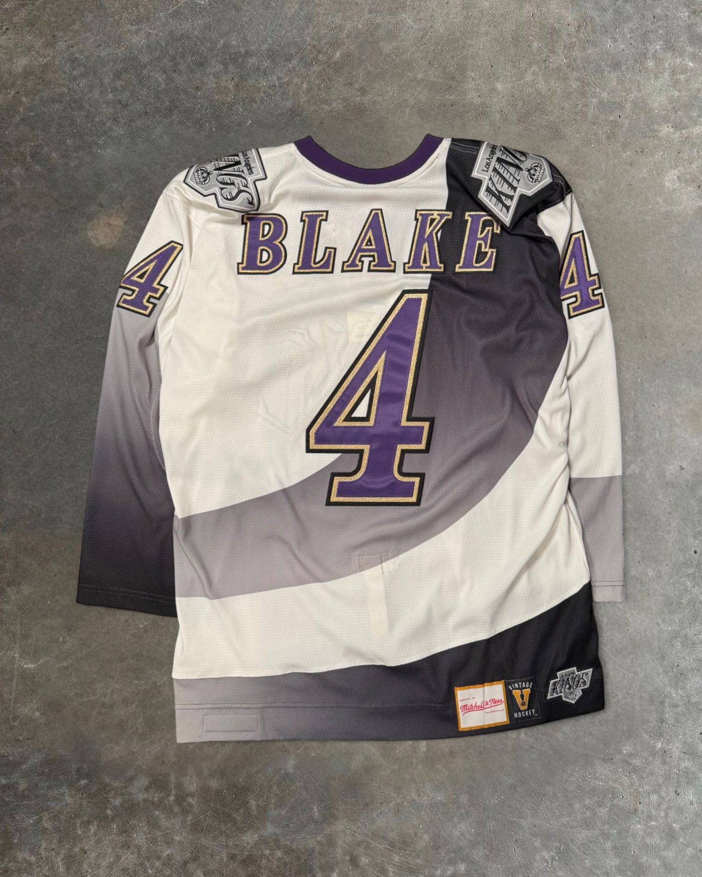 '20s Blake LA Kings Mitchell & Ness Hockey Jersey Sz. XL