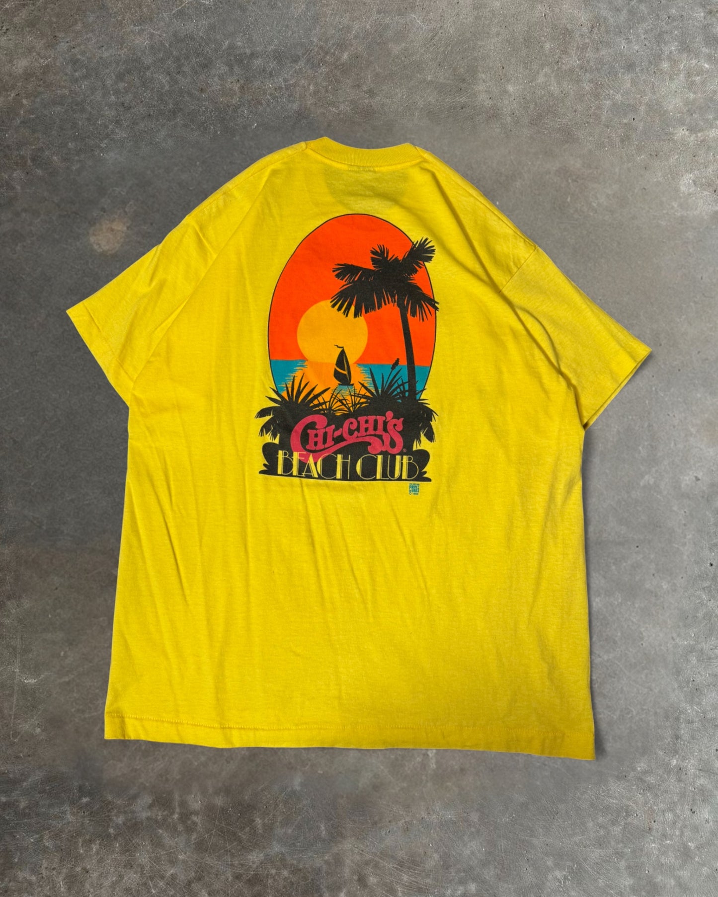 80s Beach Club T-shirt  Sz. XL