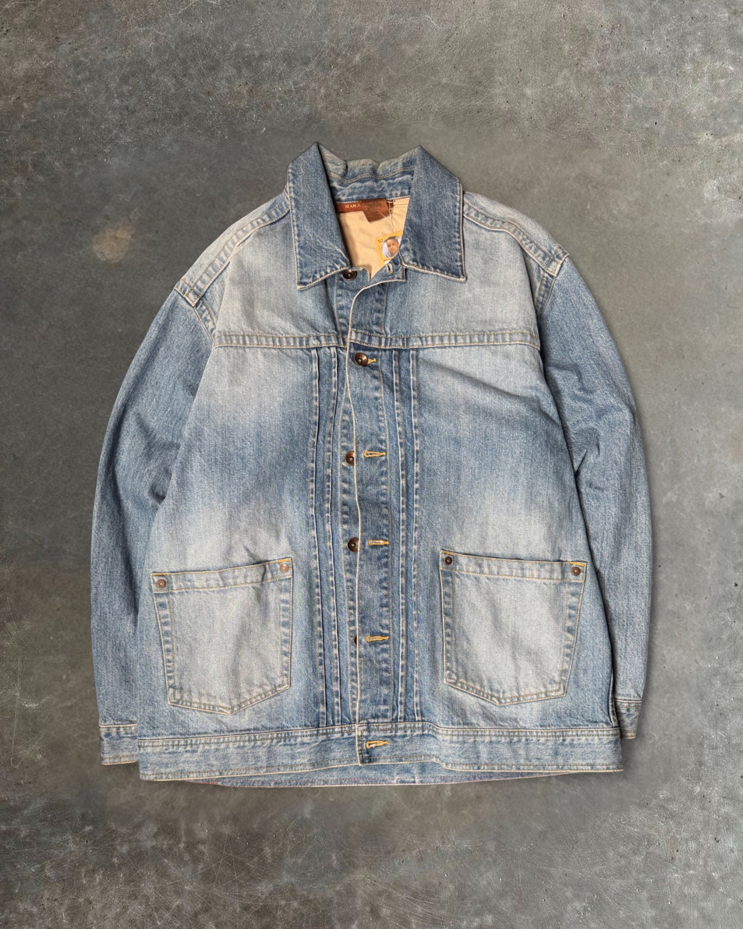 90s Sean John Denim Jacket Sz. XL