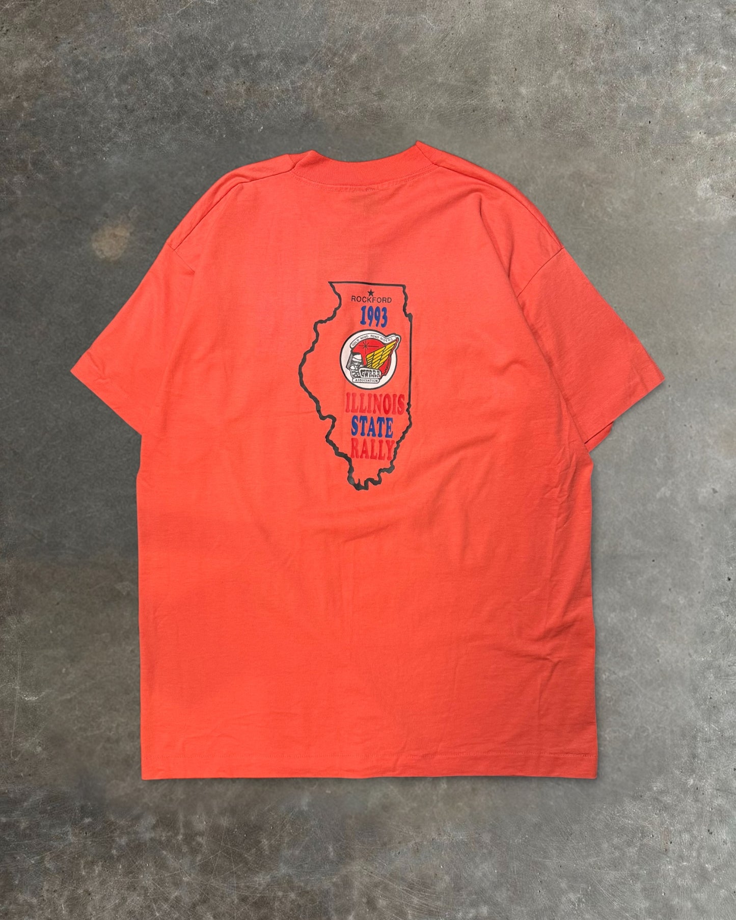 93 Illinois State Rally T-shirt Sz. XL