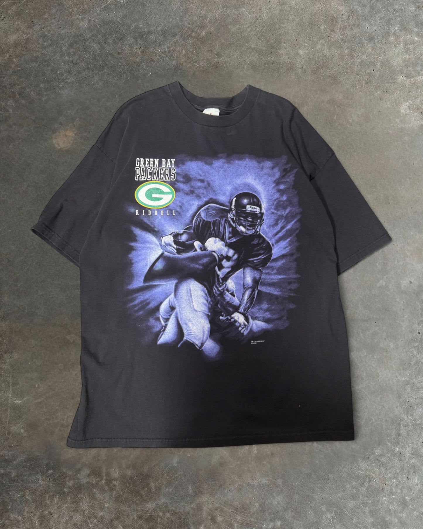98 Packers Riddell T-shirt Sz. XL