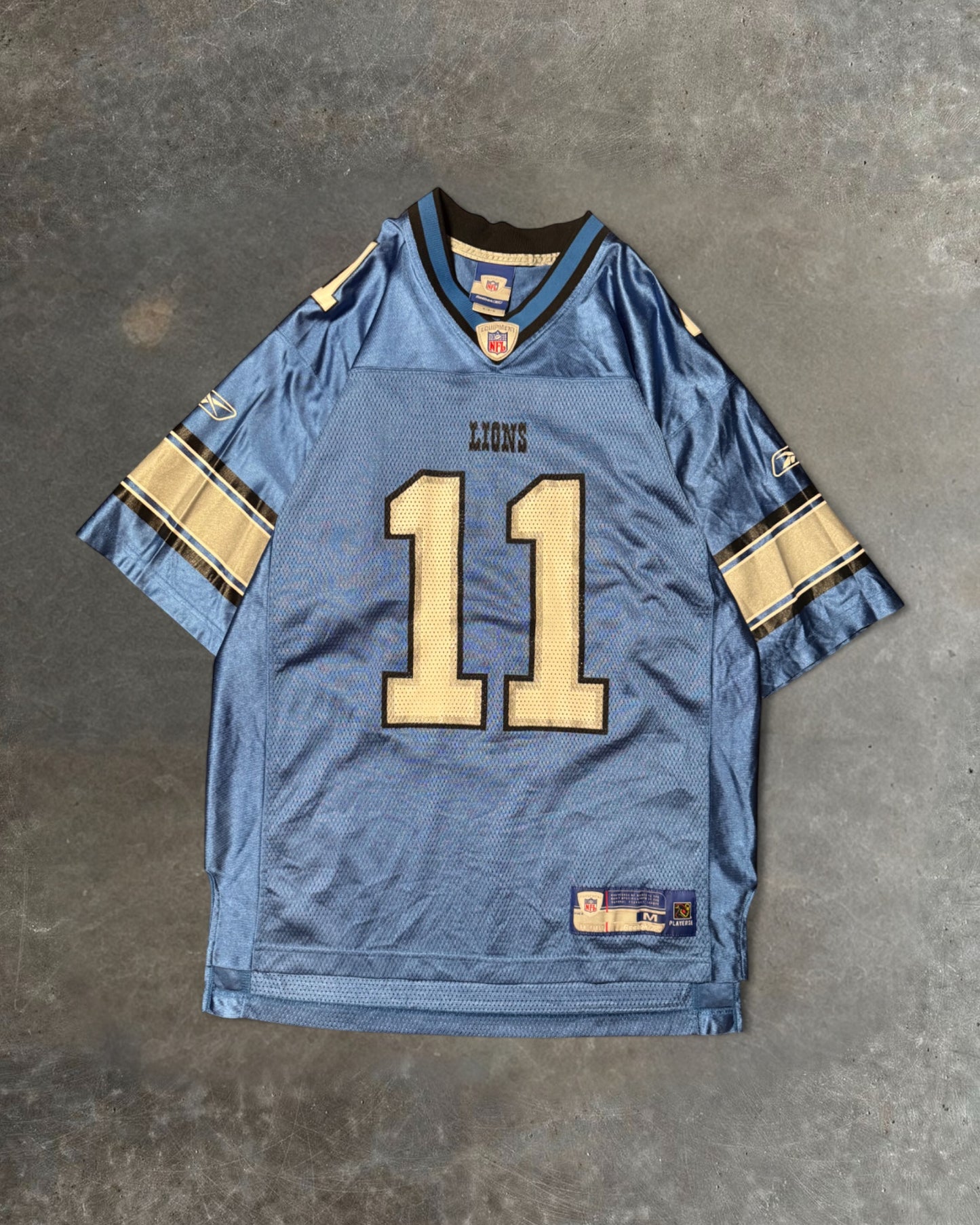 00s Detroit Lions #11 Jersey Sz. M