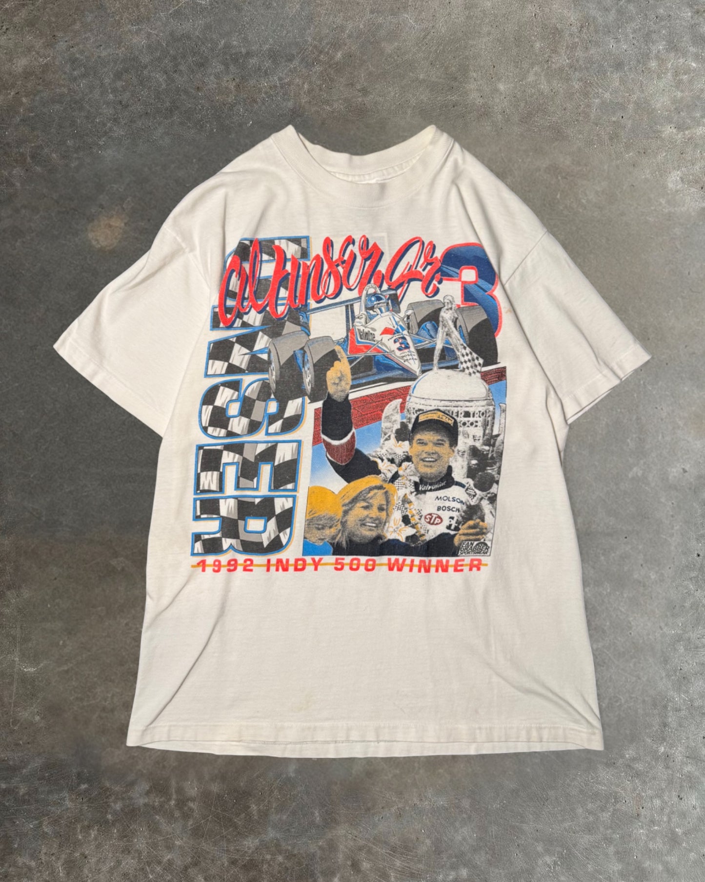92 Indy 500 Winner T-shirt Sz. M