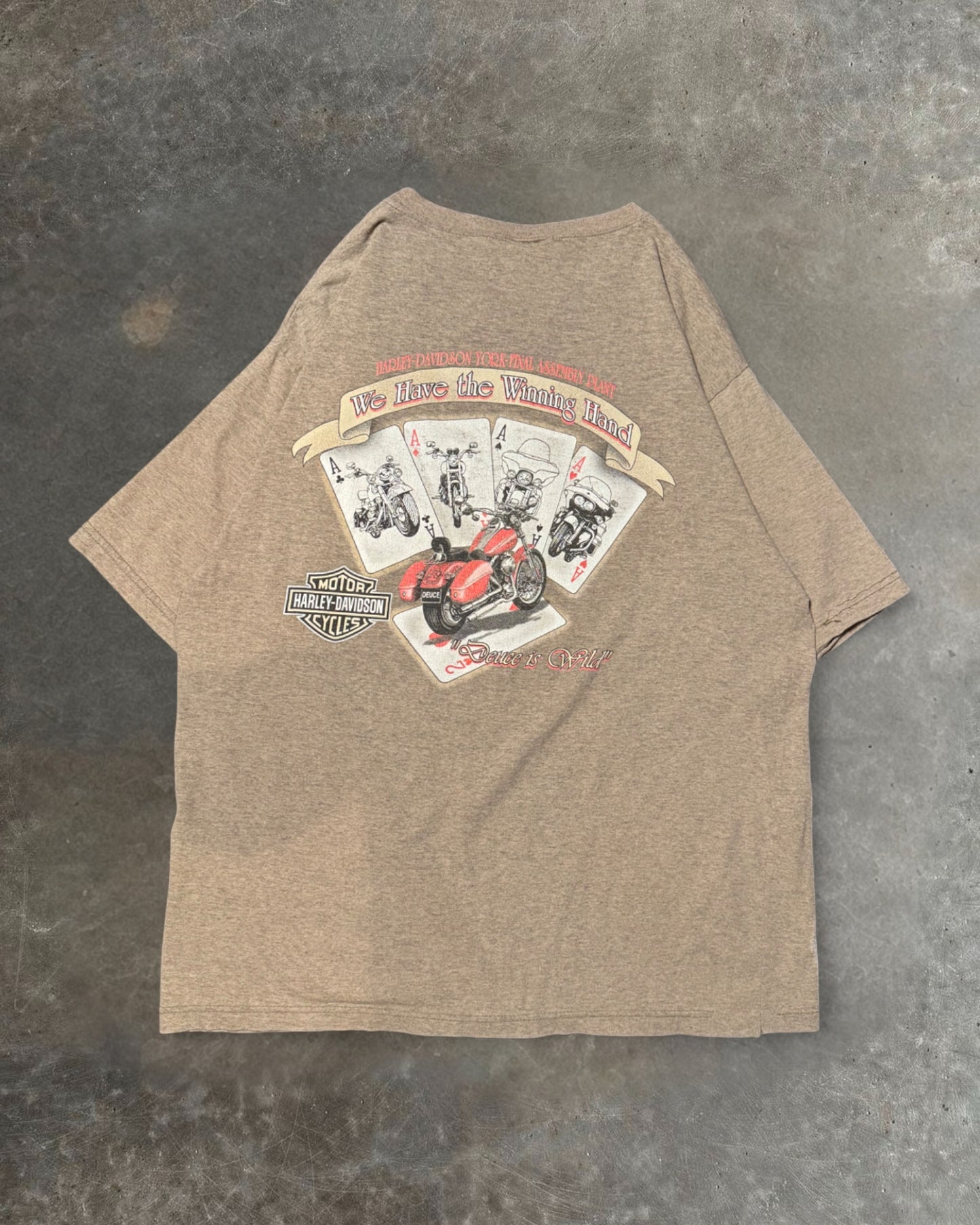00s Harley-Davidson York-final T-shirt Sz. L